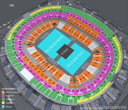 Places de Concert Jul 2026 – Stade de France