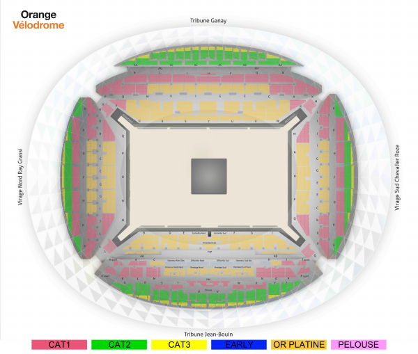 Places de Concert Jul 2026 - Orange Vélodrome